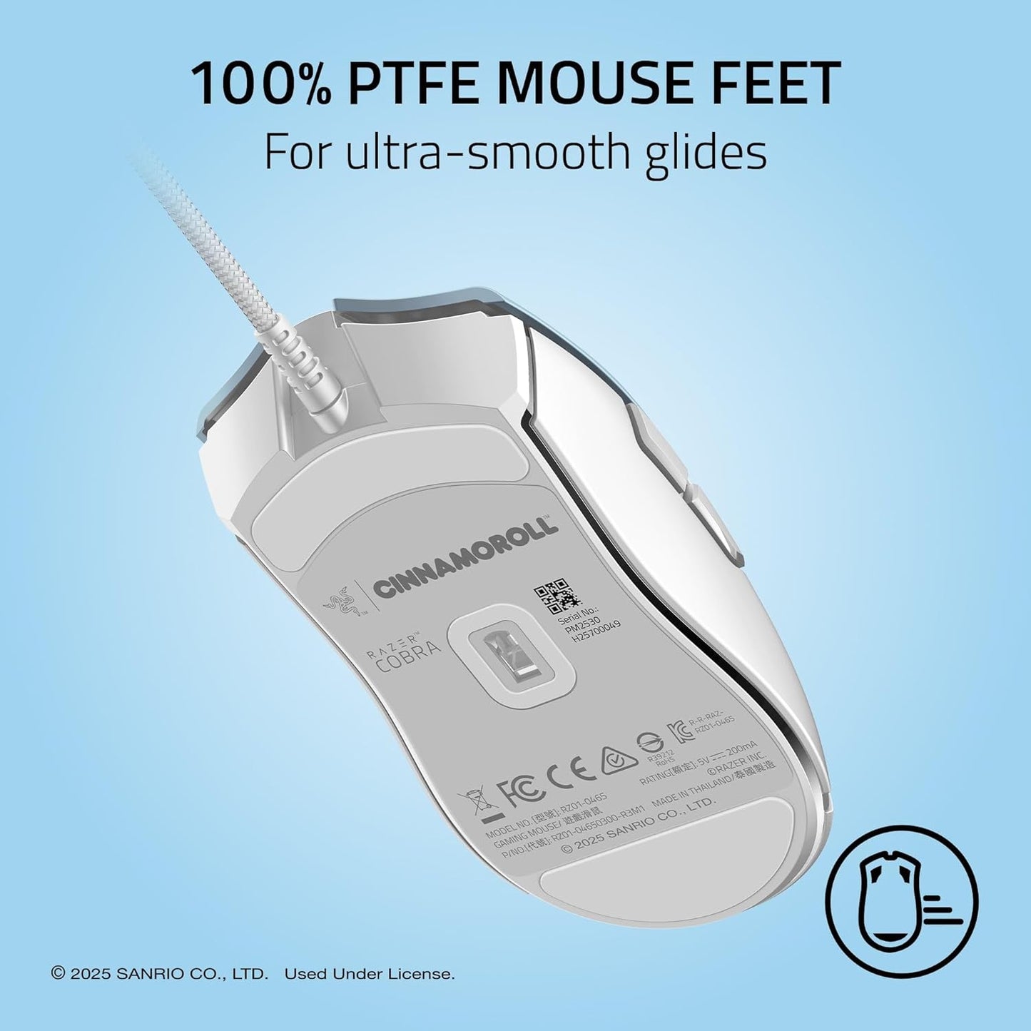 Cobra Cinnamoroll Gaming Mouse