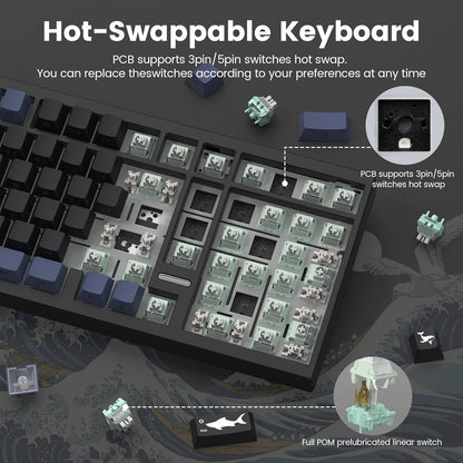 Creamy Thock Wireless Mechanical Keyboard