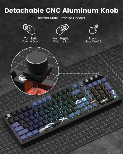 Creamy Thock Wireless Mechanical Keyboard