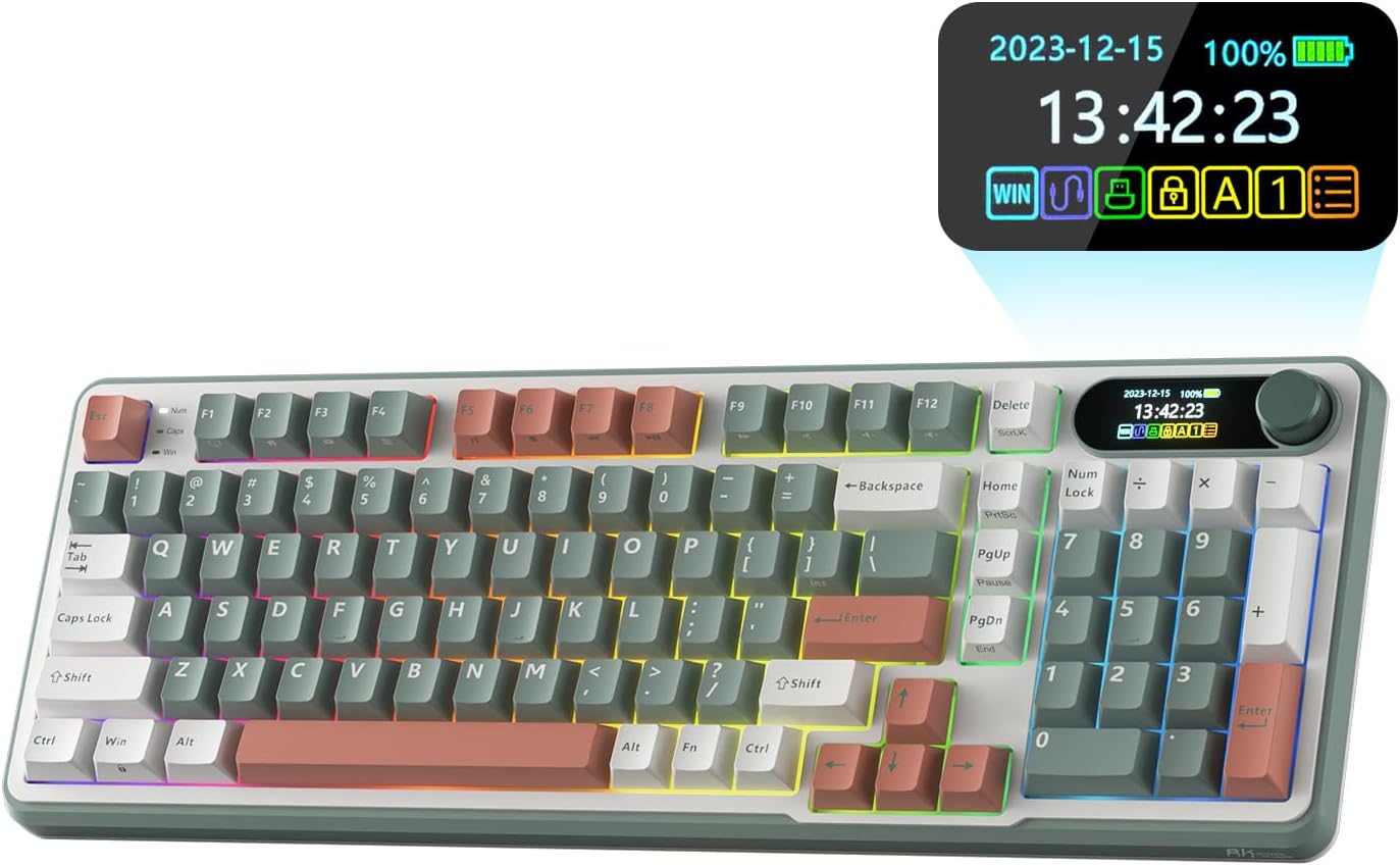 Creamy Echo Wireless Keyboard
