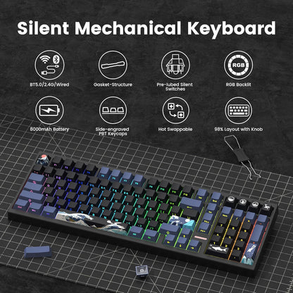 Creamy Thock Wireless Mechanical Keyboard